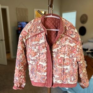 FREE PEOPLE REVERSIBLE JACKET, size Medium, fits oversized.